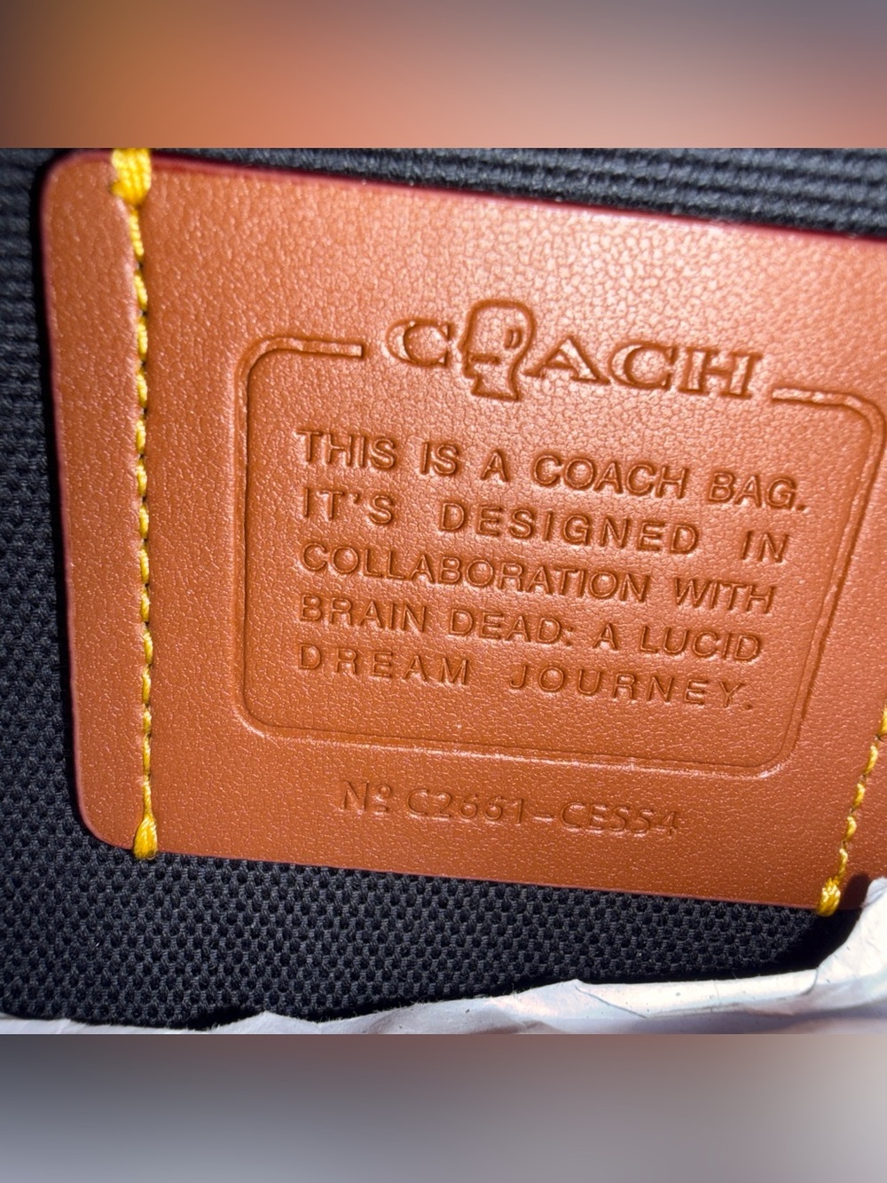 Coach | Brain Dead Compass Bag 25 With Darby Dino And Charm- NWOT - Picture 10 of 10